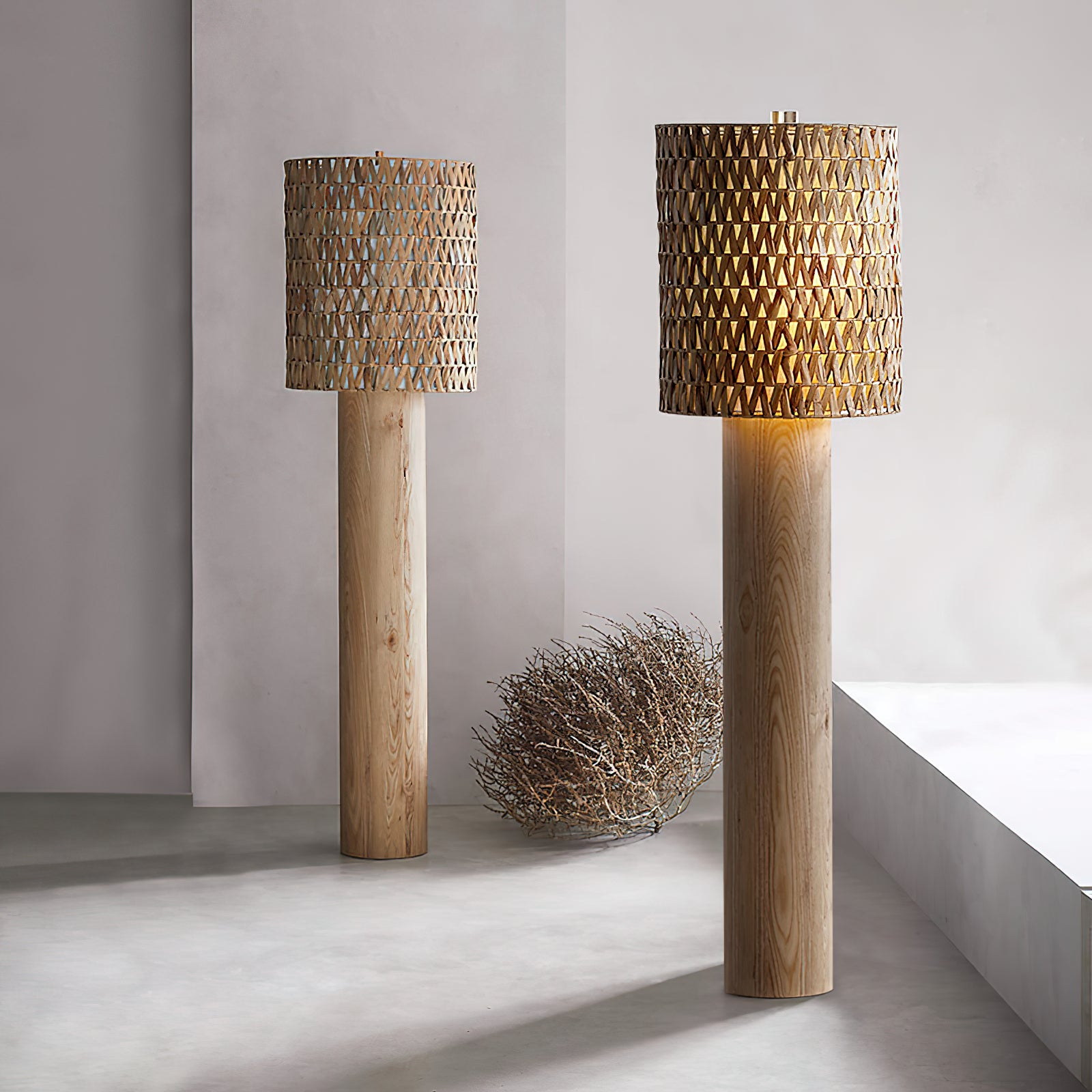 Brodie Wood Floor Lamp