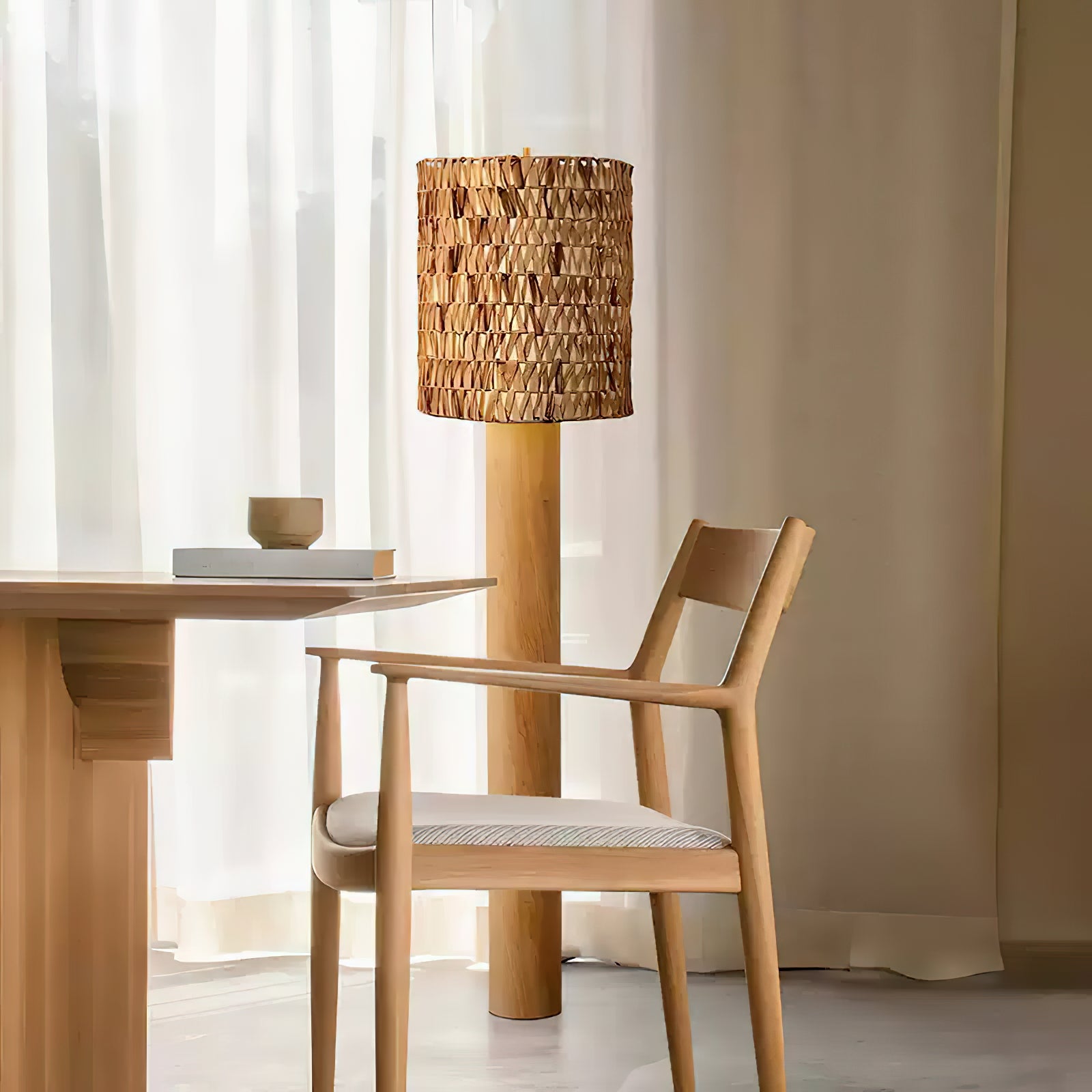 Brodie Wood Floor Lamp