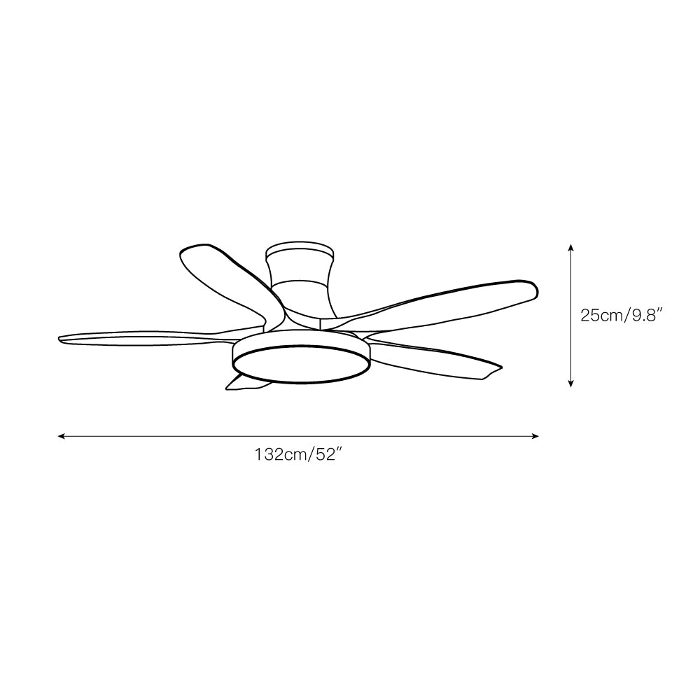 Bronx 52″ Ceiling Fan Light