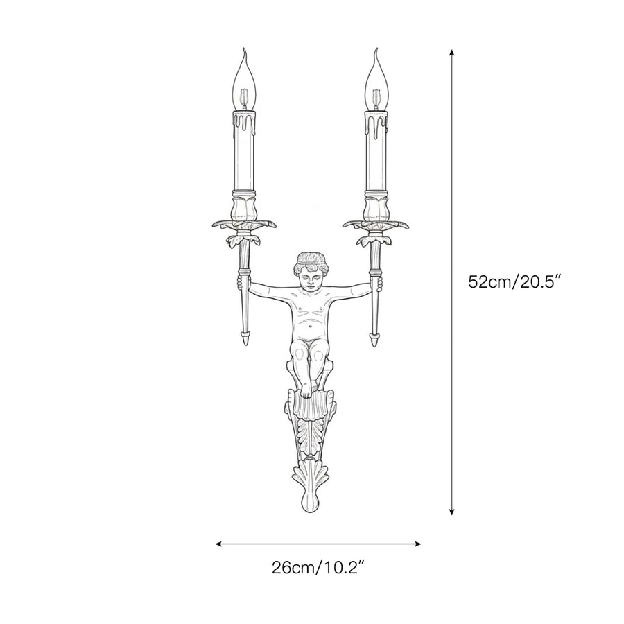 Brunelle Wall Lamp – detail 5 — Dimension drawings 1