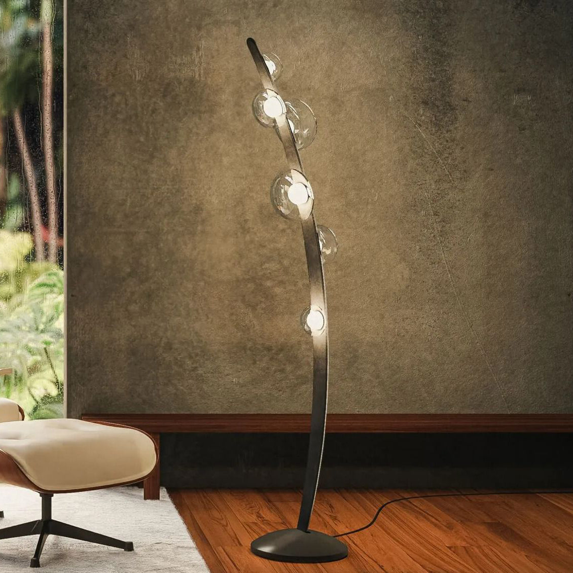 Bubbles Glass Floor Lamp