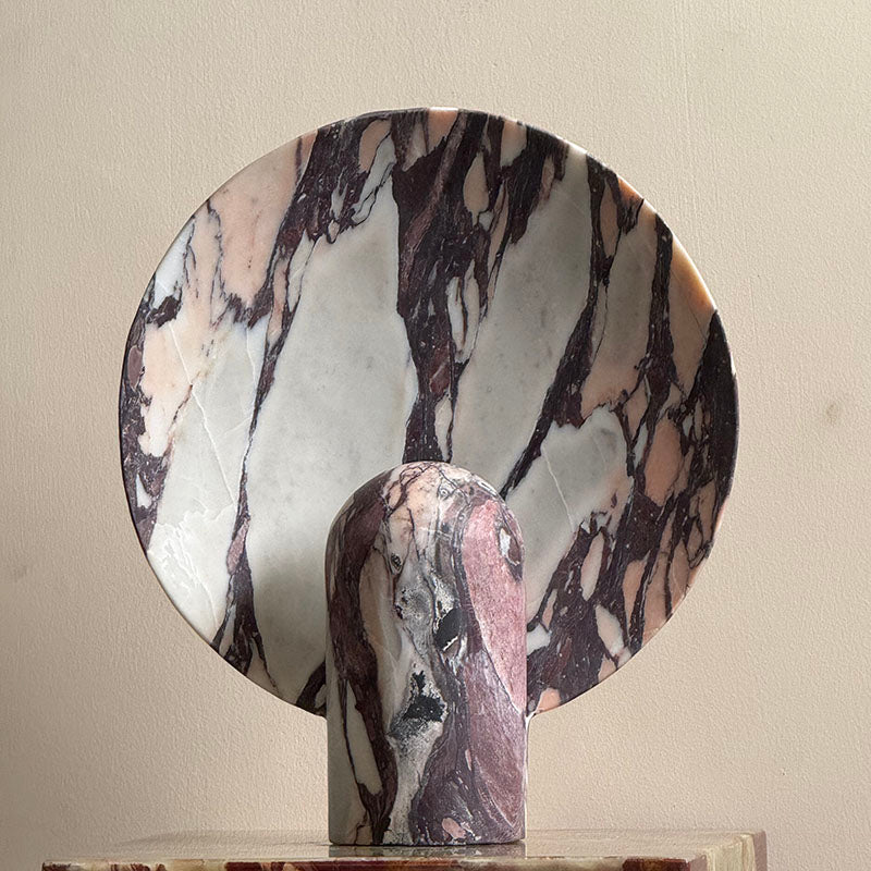 Fan Marble Table Lamp