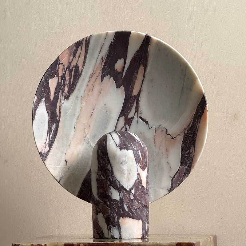 Fan Marble Table Lamp