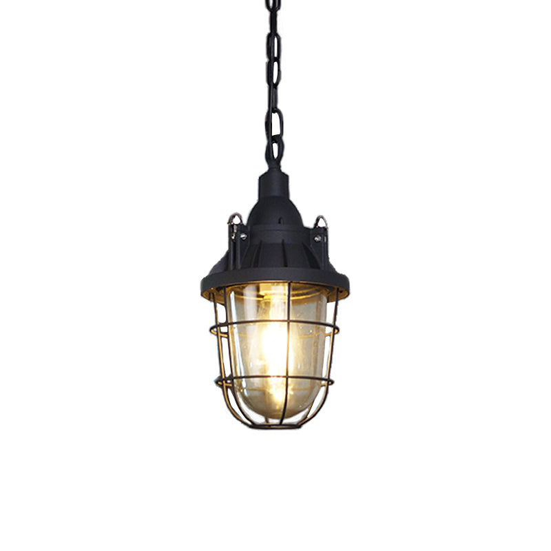 Bulkhead Cage Pendant Light