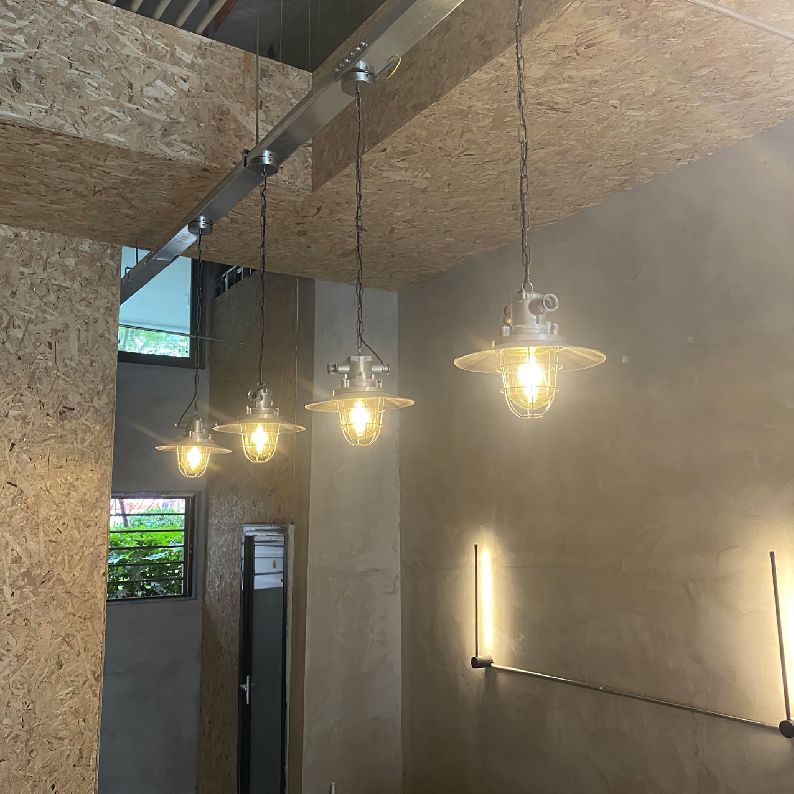 Bulkhead Cage Pendant Light