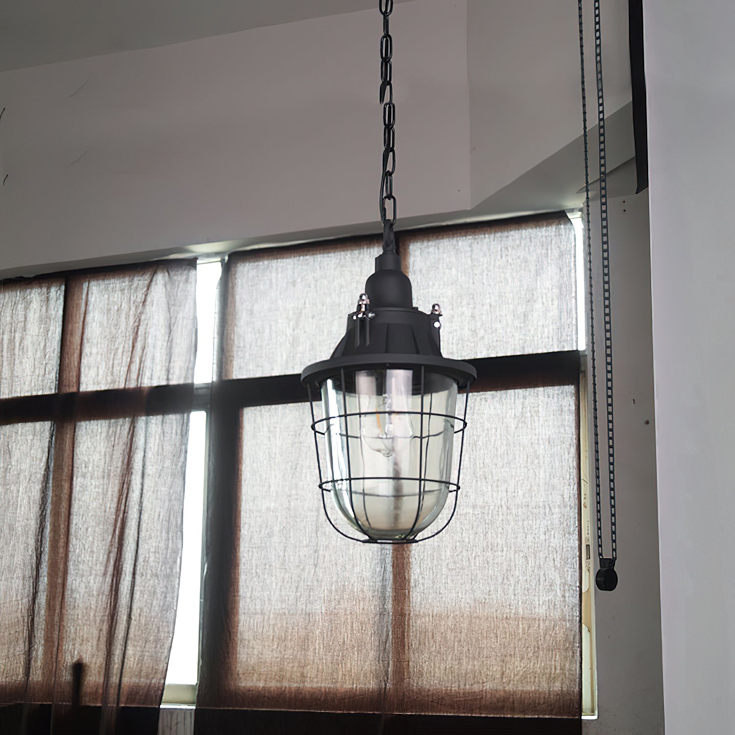 Bulkhead Cage Pendant Light