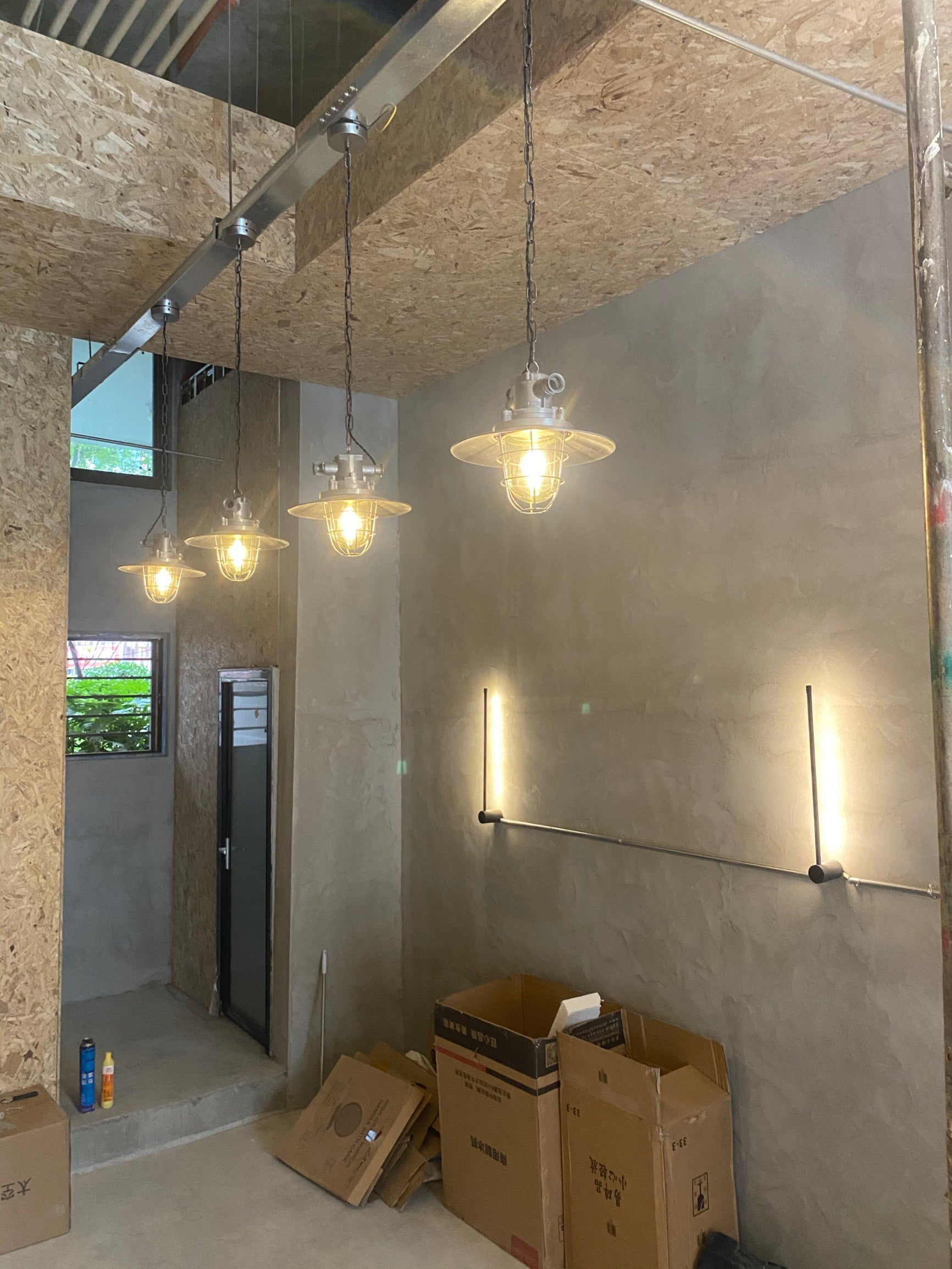 Bulkhead Cage Pendant Light