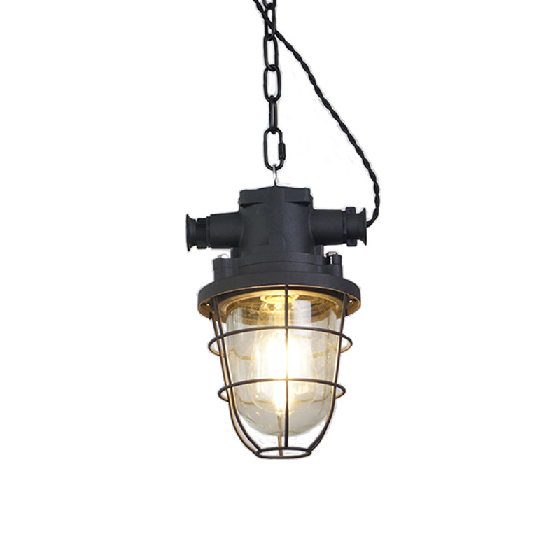 Bulkhead Cage Pendant Light