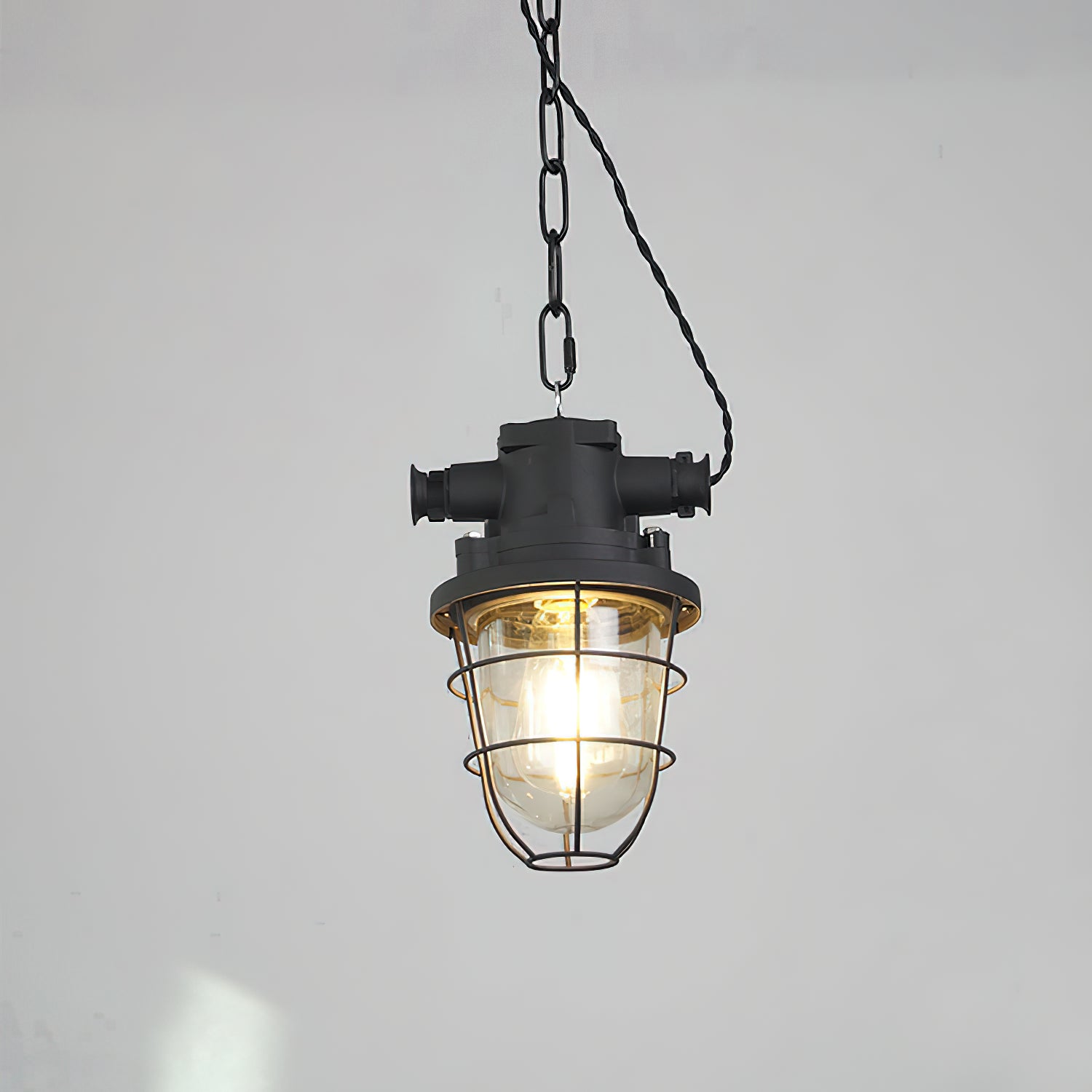 Bulkhead Cage Pendant Light