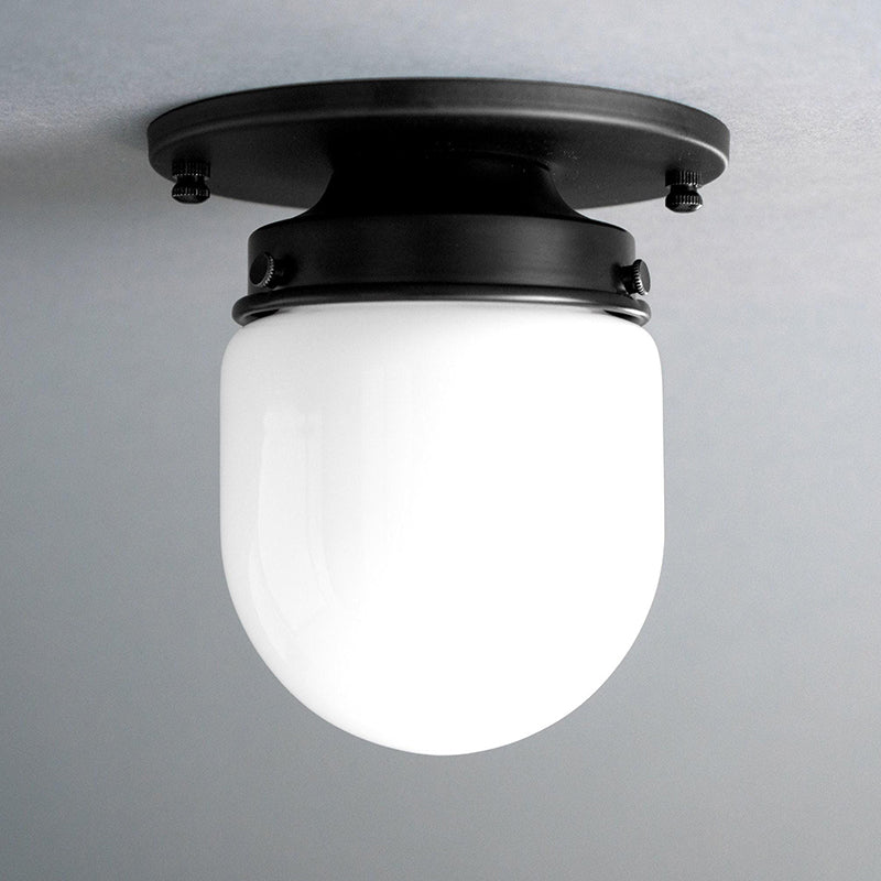 Bullet-shaped Spherical Ceiling Lamp