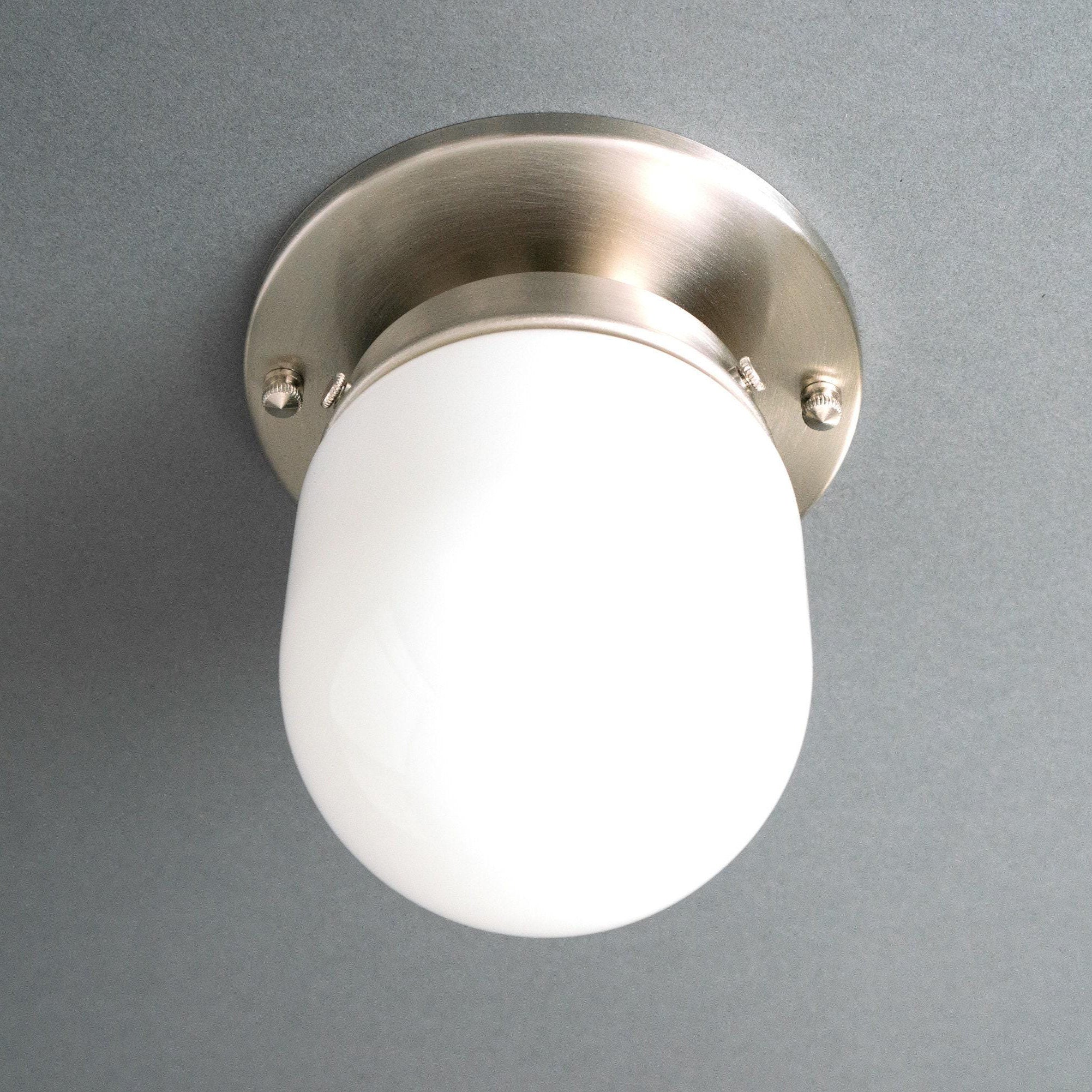 Bullet-shaped Spherical Ceiling Lamp