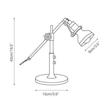 Buquet Table Lamp – detail 3 — Dimension drawings 1