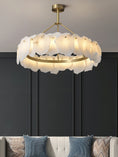 Load image into Gallery viewer, Burton Alabaster Chandelier
