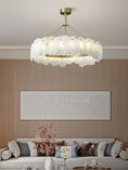 Load image into Gallery viewer, Burton Alabaster Chandelier
