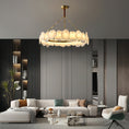 Load image into Gallery viewer, Burton Marble Round Chandelier
