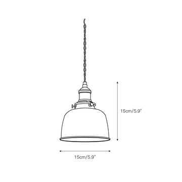 Butte Pendant Light – detail 4 — Dimension drawings 2