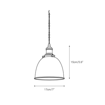 Butte Pendant Light – detail 5 — Dimension drawings 3