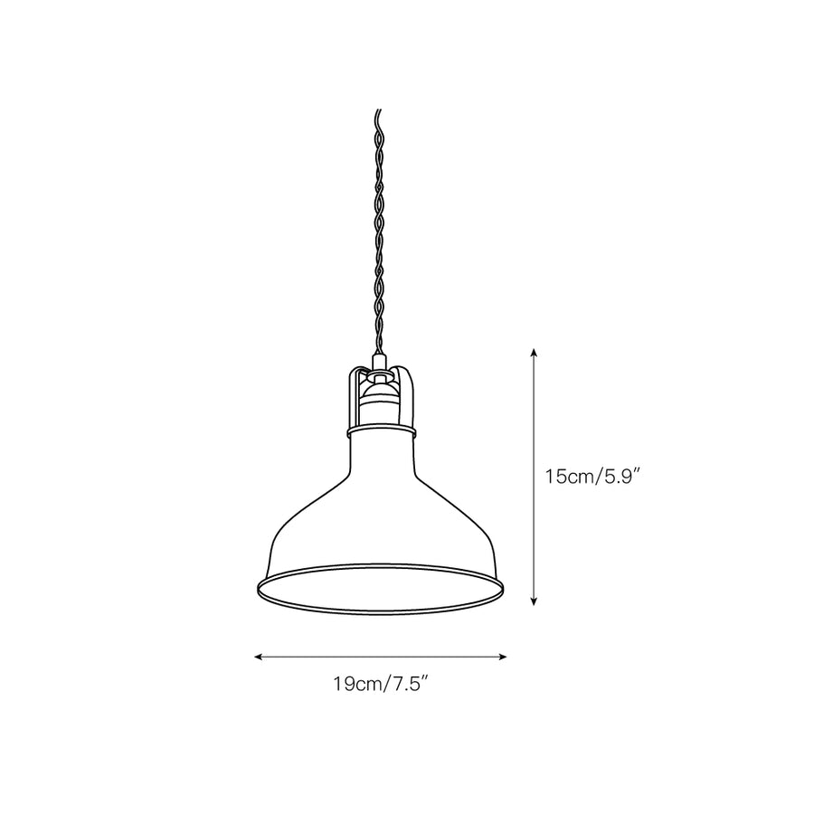 Butte Pendant Light – detail 3 — Dimension drawings 1