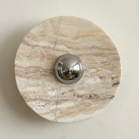 Calacatta Round Marble Wall Sconce