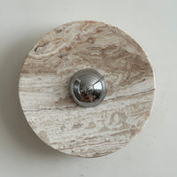 Calacatta Round Marble Wall Sconce