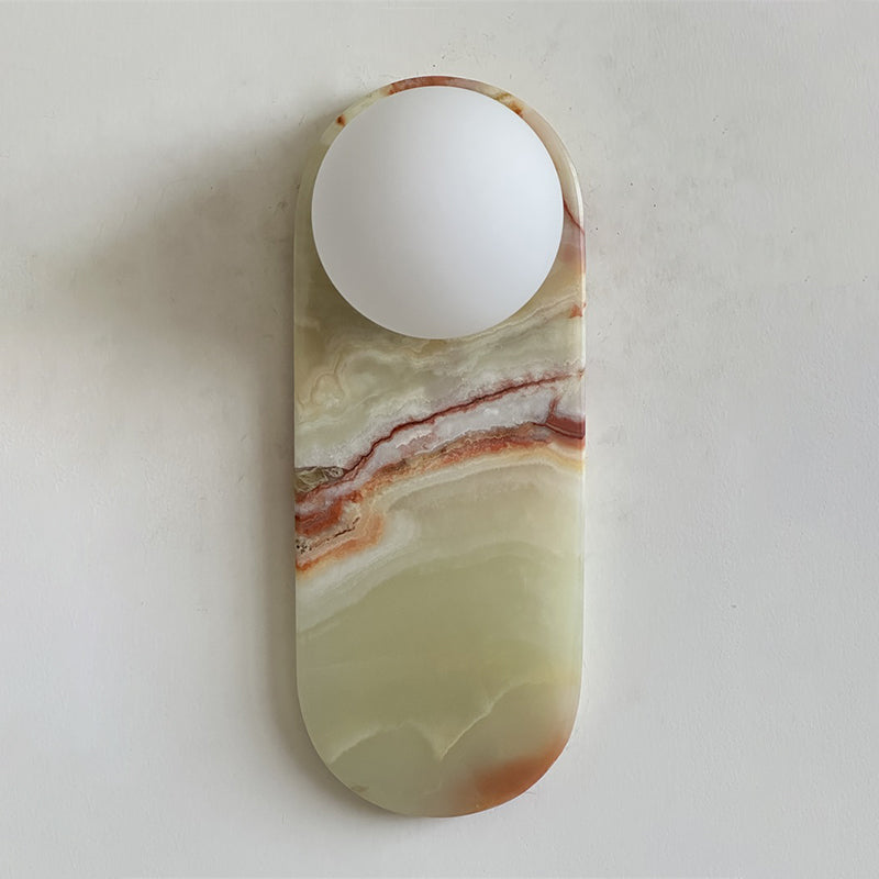 Lucie Cyan Jade Sconce ∅ 4.7″ x H 12.6″