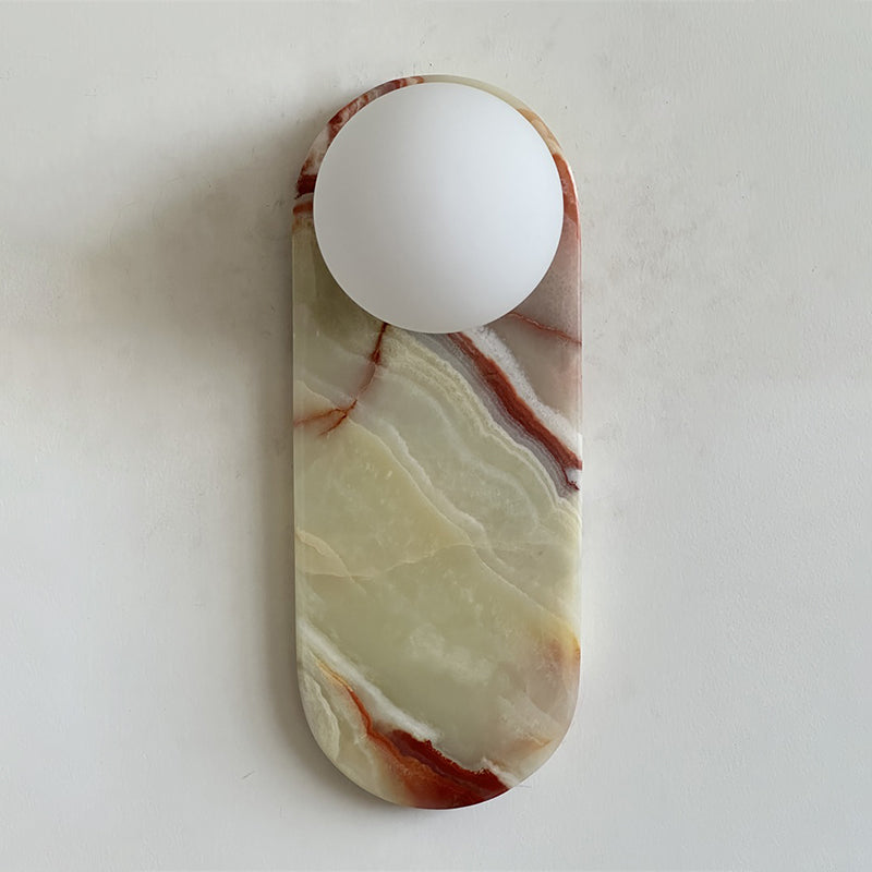 Lucie Cyan Jade Sconce ∅ 4.7″ x H 12.6″