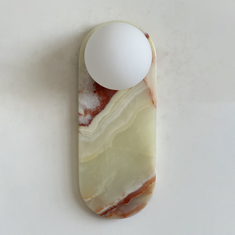 Lucie Cyan Jade Sconce ∅ 4.7″ x H 12.6″