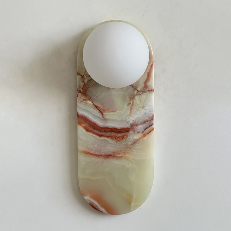 Lucie Cyan Jade Sconce ∅ 4.7″ x H 12.6″