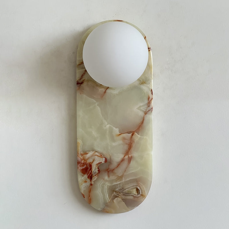 Lucie Cyan Jade Sconce ∅ 4.7″ x H 12.6″