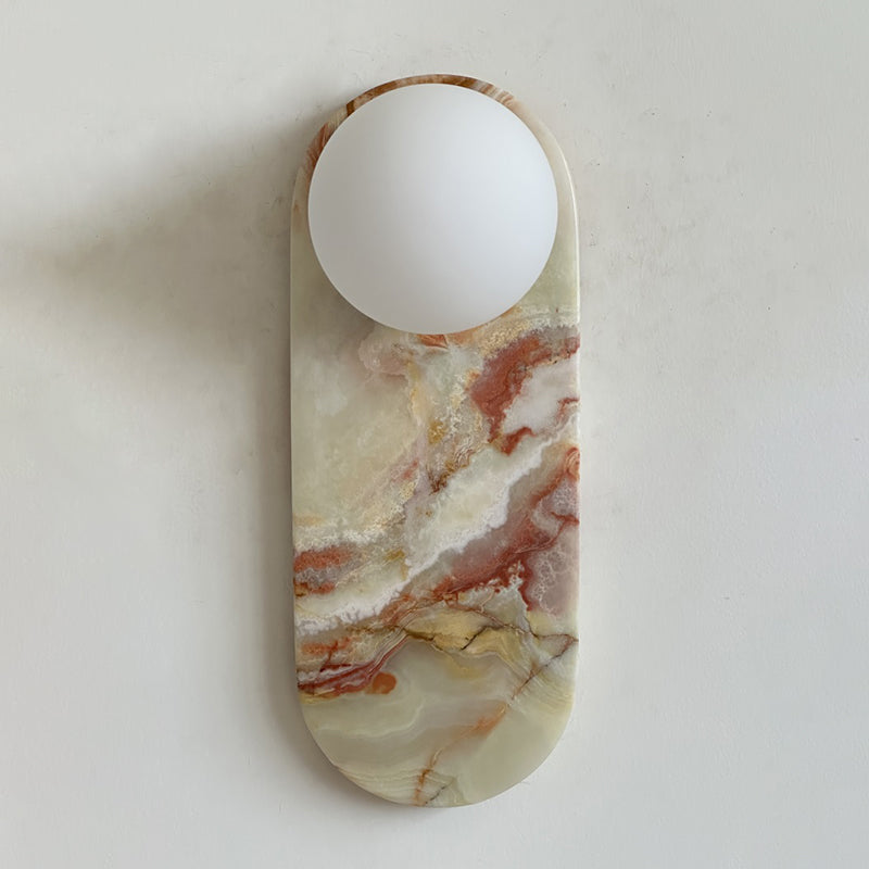 Lucie Cyan Jade Sconce ∅ 4.7″ x H 12.6″