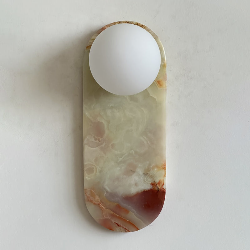 Lucie Cyan Jade Sconce ∅ 4.7″ x H 12.6″