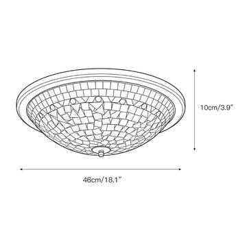Cadena Flush Mount – detail 3 — Dimension drawings 1
