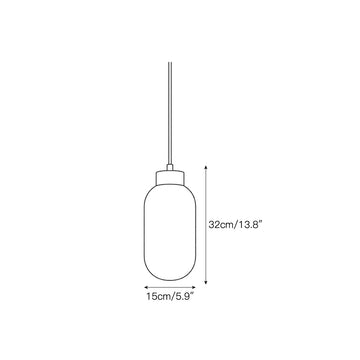 Caldris Alabaster Pendant Lamp – detail 3 — Dimension drawings 1