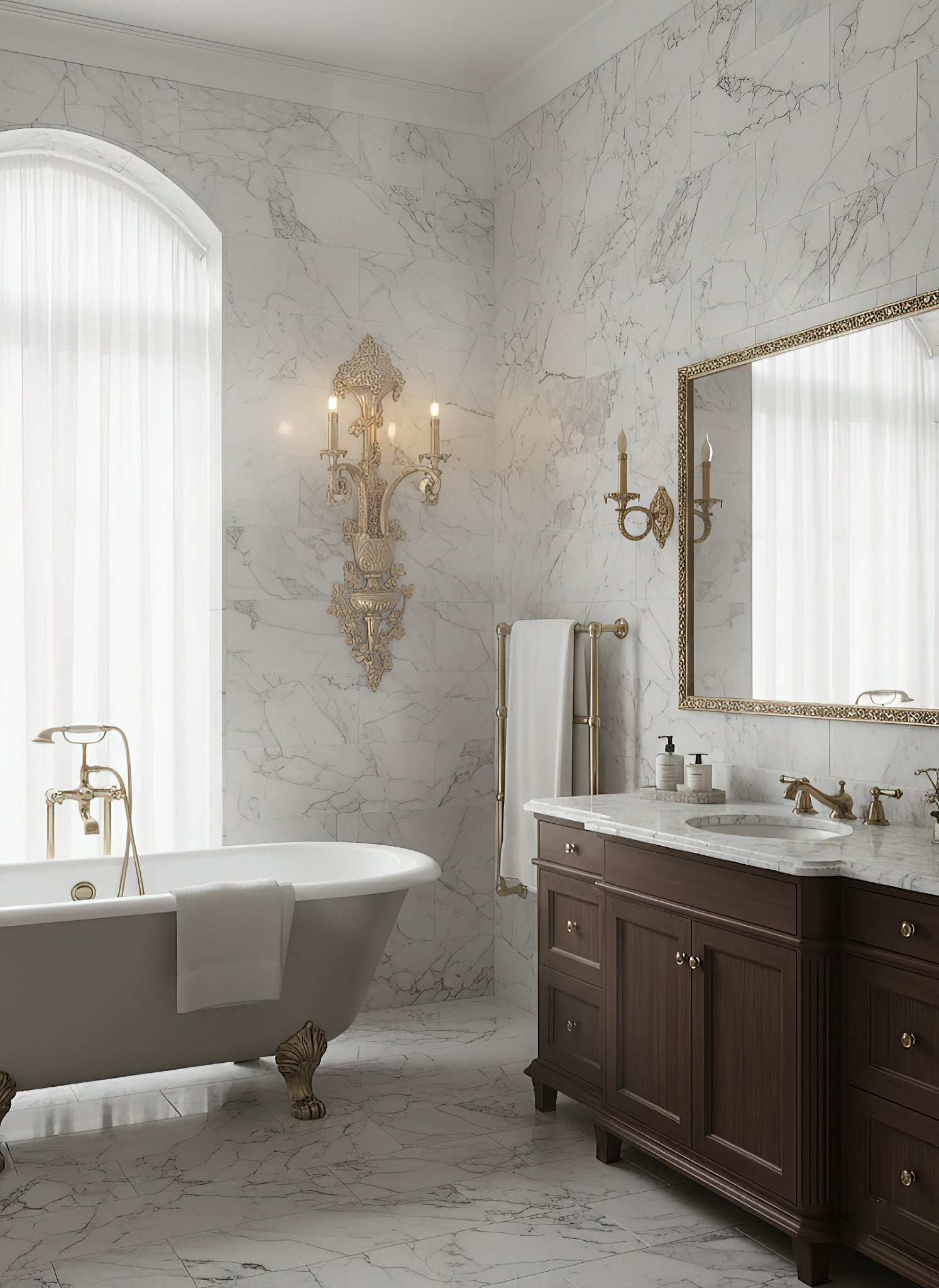 Caldwell Brass Wall Lamp