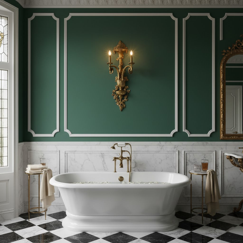 Caldwell Brass Wall Lamp