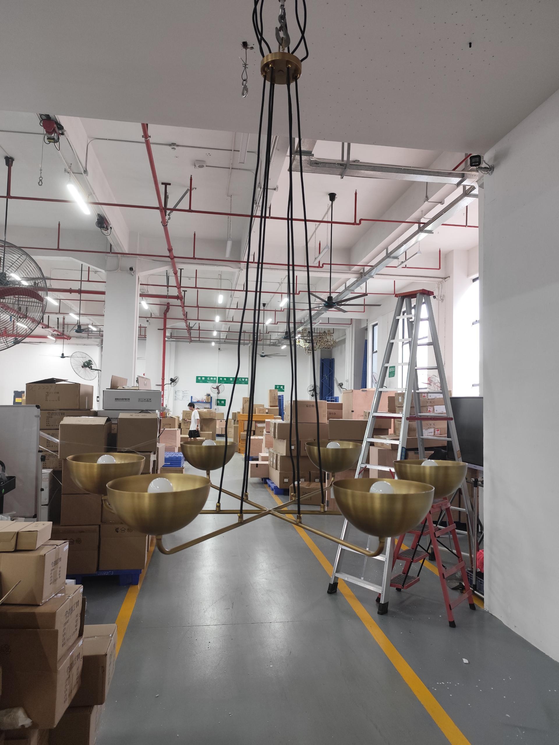 Callisto Brass Chandelier