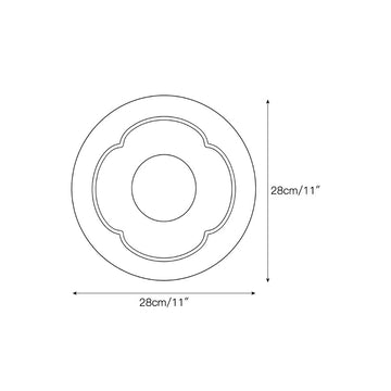 Camellia Marble Wall Sconce – detail 3 — Dimension drawings 1