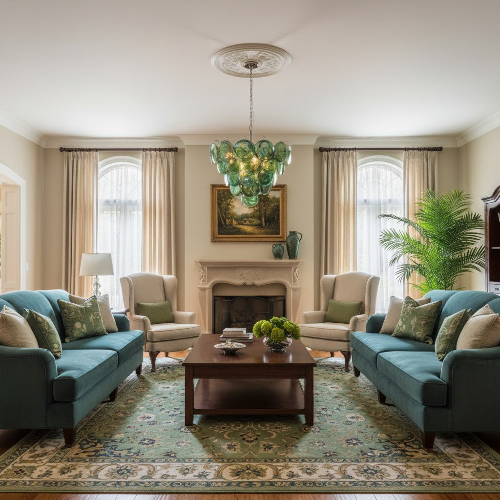 Camisa Murano Glass Chandelier