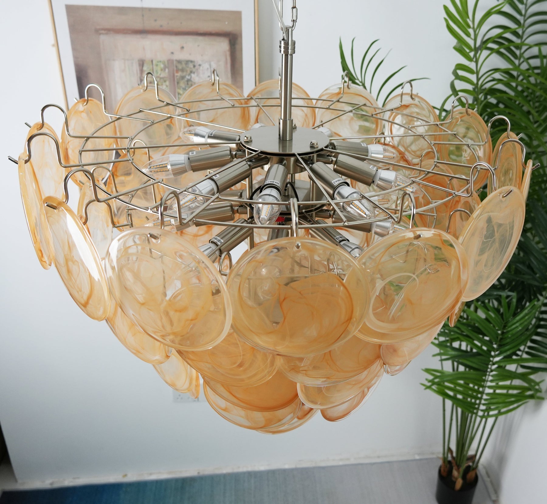 Camisa Murano Glass Chandelier