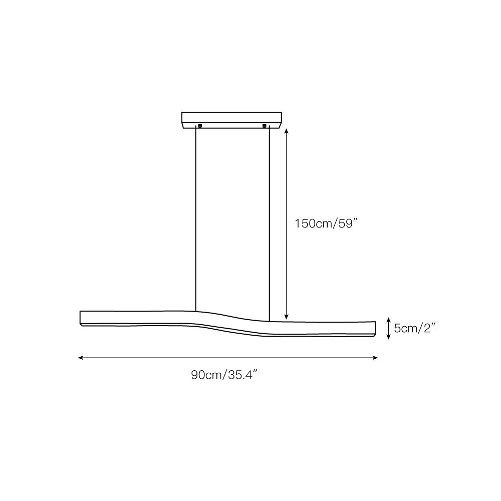 Camur Linear Pendant Light