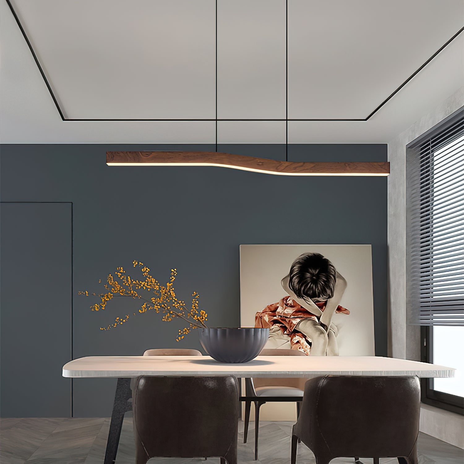 Camur Linear Pendant Light