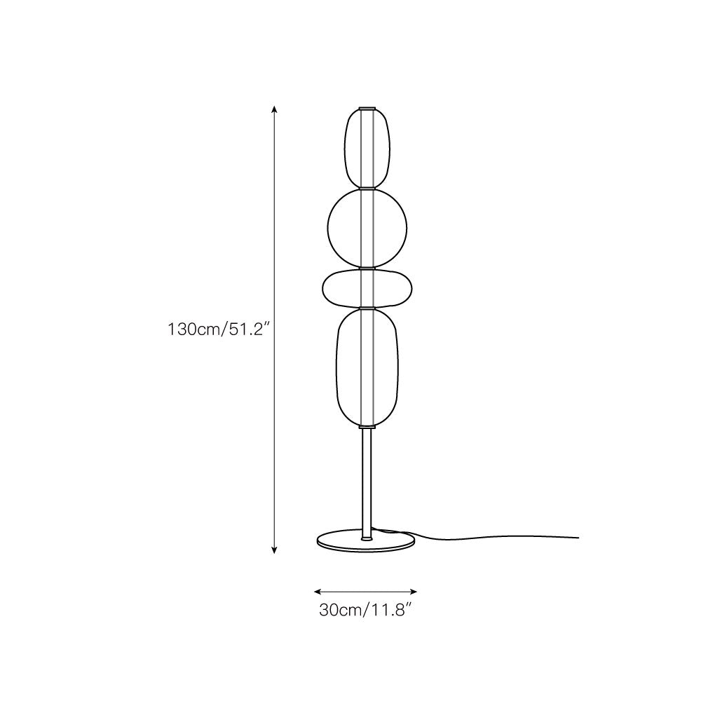 Candied Glass Floor Lamp