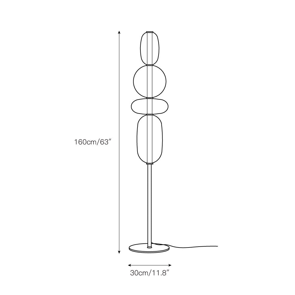 Candied Glass Floor Lamp