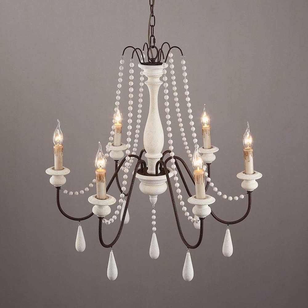 Candle Style Beaded Chandelier