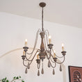 Bild in Galerie-Betrachter laden, Candle Style Beaded Chandelier
