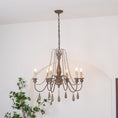 Bild in Galerie-Betrachter laden, Candle Style Beaded Chandelier
