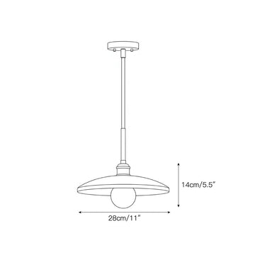 Cantina Alabaster Pendant Lamp – detail 3 — Dimension drawings 1