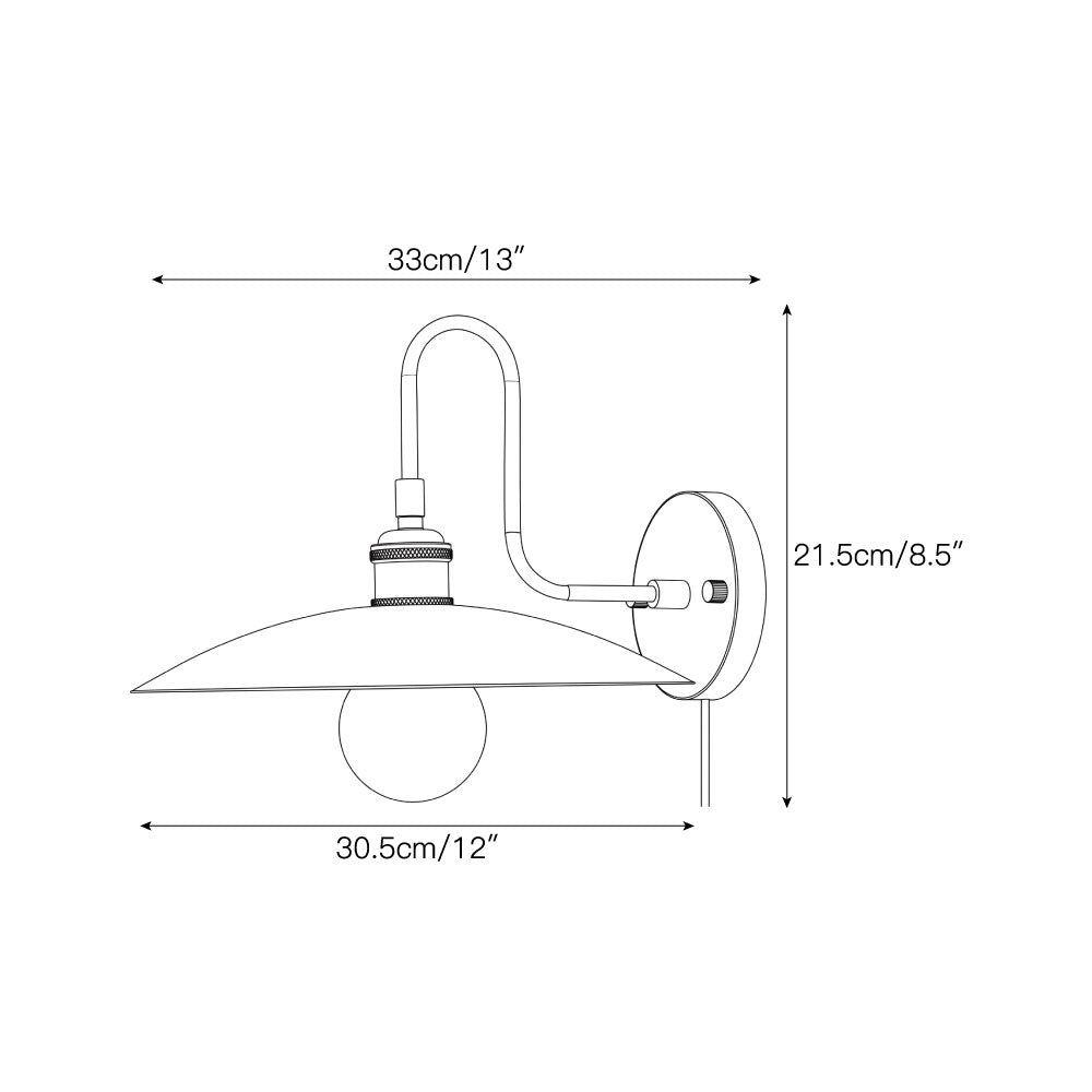 Cantina Plug-in Wall Sconce