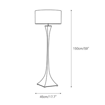 Capricorn Floor Lamp – detail 3 — Dimension drawings 1