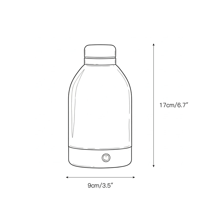 Capsule Marble Table Lamp (Built-in Battery) – detail 3 — Dimension drawings 1